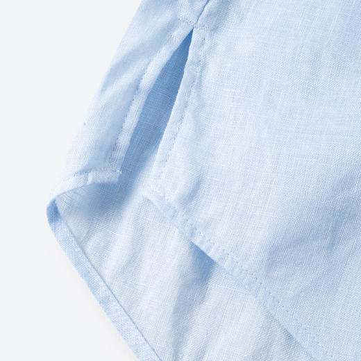 【商场同款】诗凡黎百搭亚麻衬衫2025夏新款气质长袖女3G5220431 商品图4