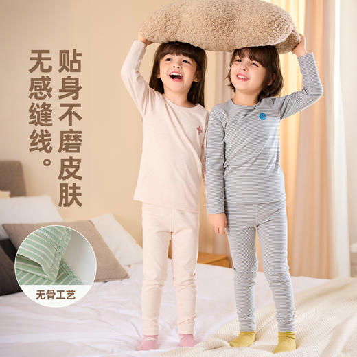 嘟嘟家宝宝内衣套装秋季男童女童休闲婴儿睡衣童装秋款儿童衣服潮 商品图3