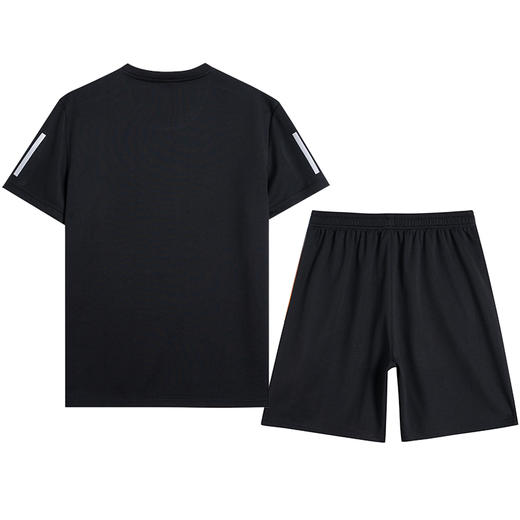 【速干套装】【DH】大依优型大码冰丝速干短袖T恤短裤套装圆领时尚潮流宽松潮牌加肥加大上衣男士半袖 商品图1