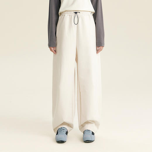 笛莎Deesha青少年女童裤子2025秋季女童加绒三防速干萝卜裤 商品图1