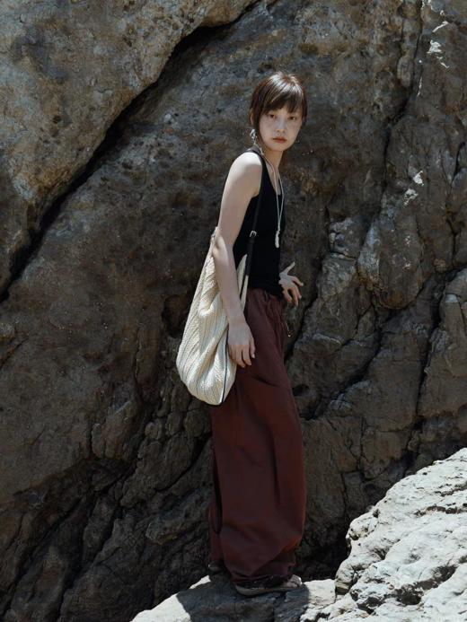 步履不停/5B43156C/工装贴袋气球裤休闲阔腿裤 商品图3