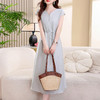优雅系带休闲，宽松连衣裙YIYIFUS2901XFY 商品缩略图0