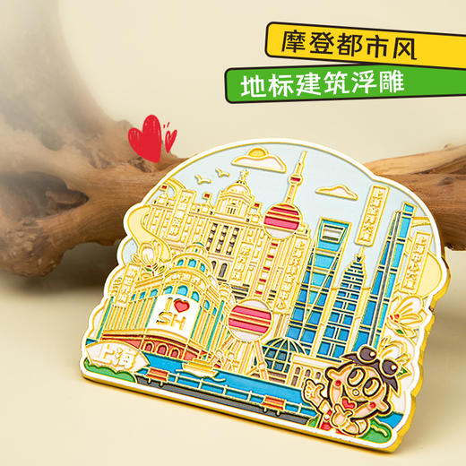 旺仔城市系列冰箱贴 商品图1