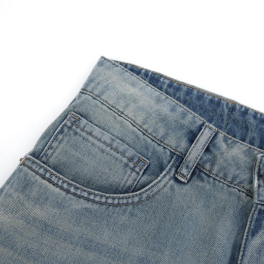 【新品上新】HX 夏季水洗直筒牛仔长裤C201520033101 商品图3