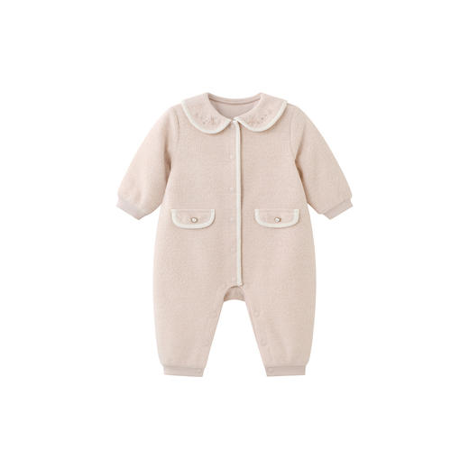 【商场同款】英氏新生婴儿连体衣秋冬新款女宝宝外出保暖洋气哈衣 商品图4