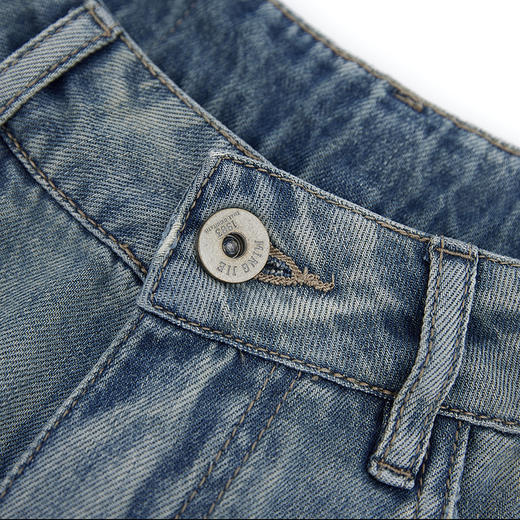 【新品上新】HX 夏季水洗直筒牛仔长裤C201520033101 商品图4