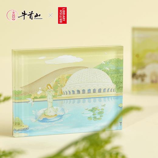 牛首山亚克力冰箱贴大英图书馆联名系列一套立体创意冰箱装饰贴 商品图2