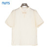 NUTS商场同款夏季设计感小众气质简约宽松短袖衬衫423011087 商品缩略图0