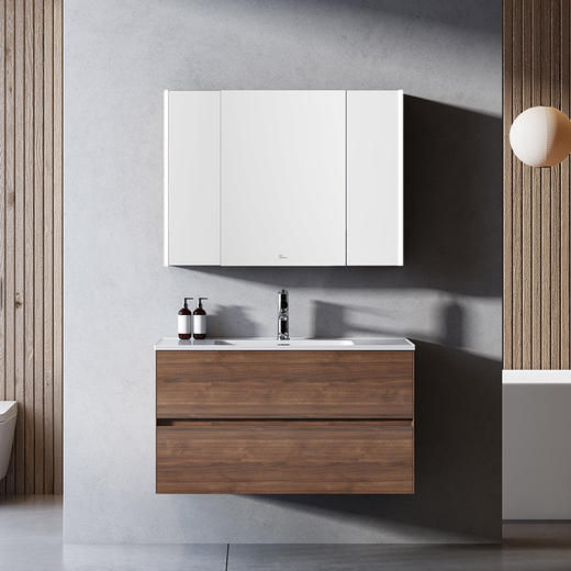 【门店款】帝王洁具CB184泊木浴室柜组合卫生间洗手盆柜卫浴洗脸 CB184泊木浴室柜80CM 商品图0