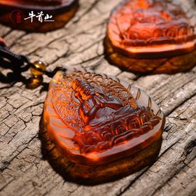 牛首山文创万福生肖守护琉璃吊坠古法琉璃佛牌吊坠项链南京纪念品