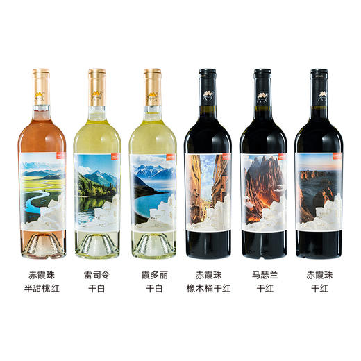 沙地酒庄·大美新疆葡萄酒套装 750ml*6  天山产区 6 款风味对应 6 处秘境 雪水灌溉葡萄酿造 商品图0