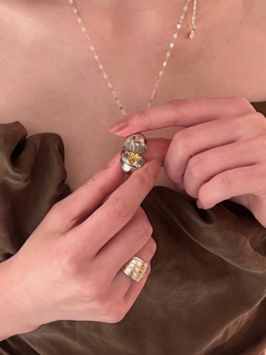 TINOM｜'030525 Ovum 花器项链 [ 金银混 ] 商品图0