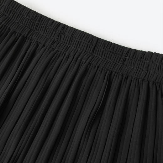 【商场同款】诗凡黎浪漫细褶半身裙2025夏新款飘逸裙子3G5240861 商品图2