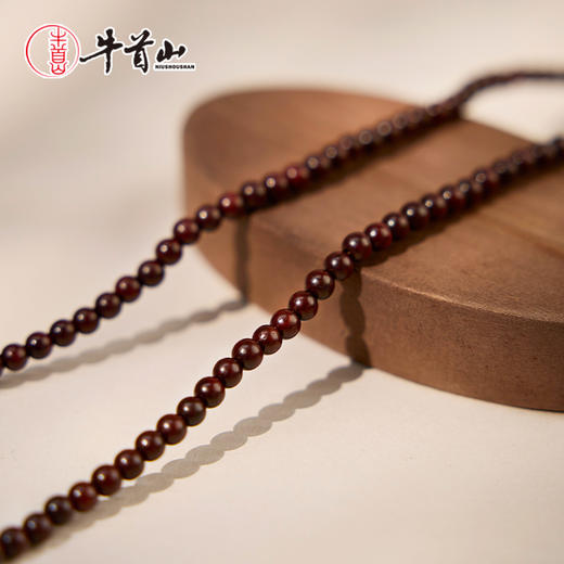 牛首山文创印度小叶紫檀双圈手串送闺蜜朋友手饰国潮原创节日礼物 商品图2