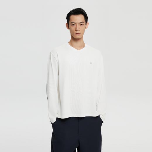 oneup吸湿速干网眼运动拼接长袖 商品图2