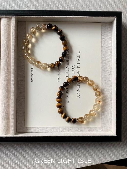 【琉金】自留 巨巨巨招米！虎眼石黄塔晶手串 商品图4