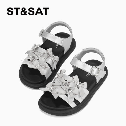 【童鞋】星期六蝴蝶结甜心公主女童凉鞋SSD2195U7P 商品图4