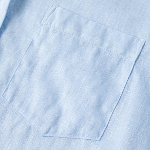 【商场同款】诗凡黎百搭亚麻衬衫2025夏新款气质长袖女3G5220431 商品图3