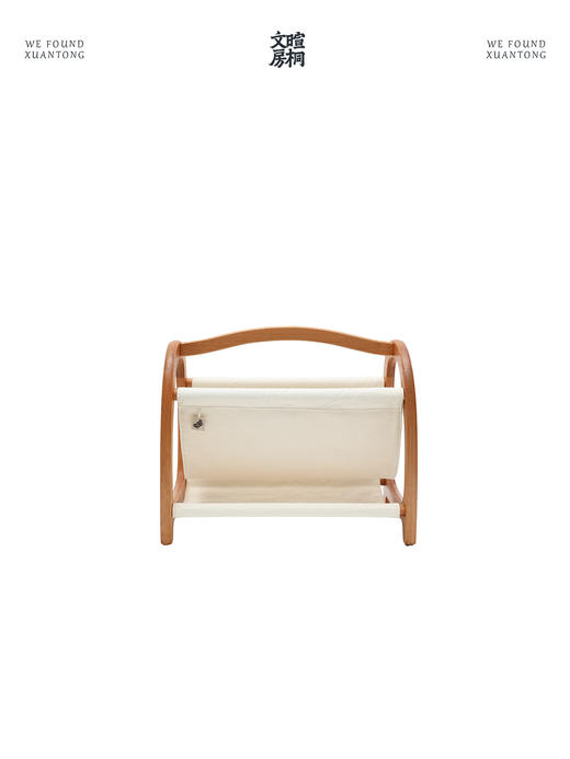 暄桐文房 峄山小书架 杂志架 樱桃木 商品图4