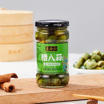 六必居腊八蒜 290g 北京翡翠醋泡蒜瓣腊八蒜 中华老字号 /粮油调味 /调味品 /榨菜/酱腌菜 商品图0