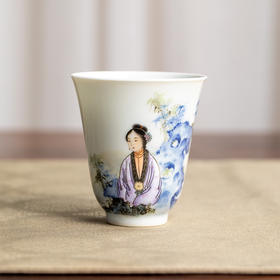 一儒堂青花柳如是闻香杯