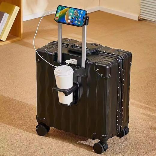 【趣味生活，始于行李箱！】小型登机箱18寸女 轻便旅行学生拉杆箱 20寸男网红小巧行李箱轻盈-QA 商品图13