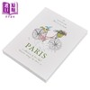 【中商原版】巴黎印象 涂色艺术图鉴 Paris 英文原版 Zoe de Las Cases 法国巴黎建筑 涂色书 商品缩略图1