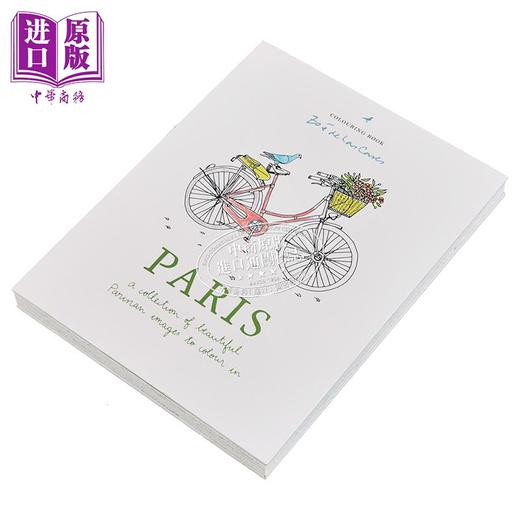 【中商原版】巴黎印象 涂色艺术图鉴 Paris 英文原版 Zoe de Las Cases 法国巴黎建筑 涂色书 商品图1