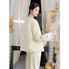 三彩【皎皎玉兰】2025秋季新款欧根纱绣花外套盘扣宽松上衣C 商品缩略图2