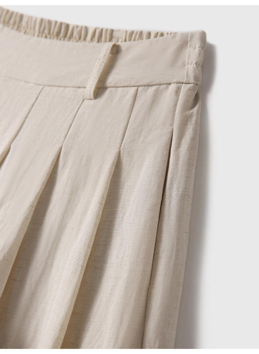 天丝亚麻山本裙裤透气凉爽 显瘦八分阔腿裤 商品图8