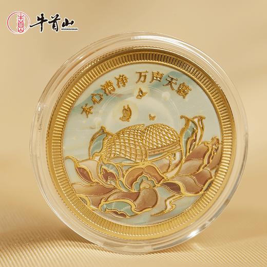 牛首山本心清净藻井纪念章锌合金景区旅游纪念收藏送好友生日礼物 商品图3