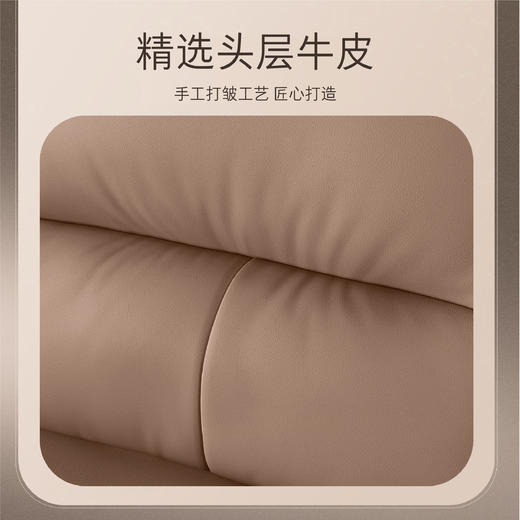 顾家家居整装 现代简约 皮艺固定沙发KZ.1072 香榭丽舍 商品图3