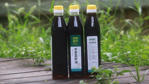菜籽油（500ml）*3瓶，全国邮政包邮，偏远除外 商品图0