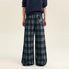 笛莎Deesha青少年女童裤子2025秋季女童复古格纹直筒休闲裤 商品缩略图4
