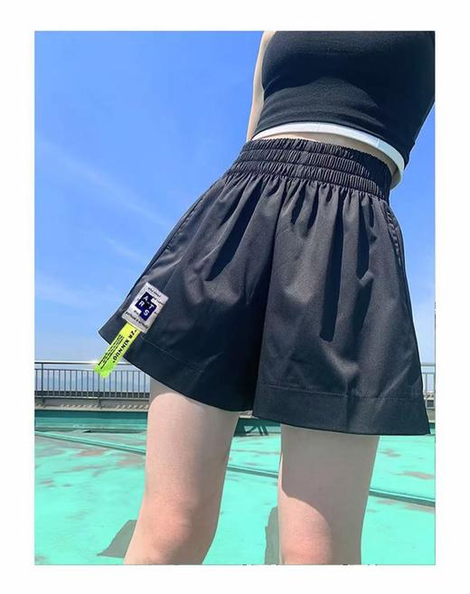 7.22秒杀~NO退【超值特卖】潮牌1153小标高级感短裤-喜出 商品图0