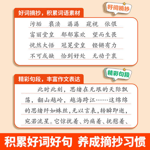 【小学】读书笔记练字帖1-6年级 商品图3