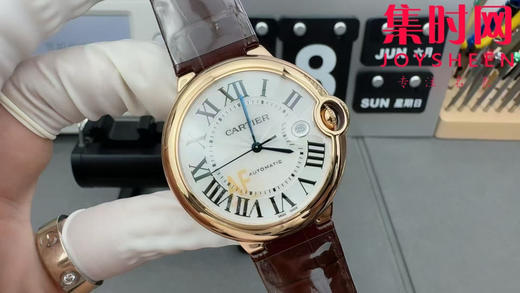 AF卡地亚蓝气球系列 蓝气球42玫金款 大号42mm 玫金壳 罗马面 男士腕表 商品图0