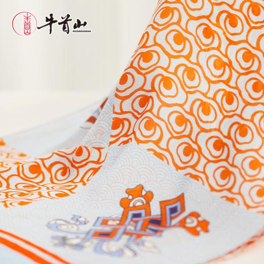 牛首山文创x万事利联名款气质时尚丝莫代尔大尺寸披肩女围巾礼盒 商品图2