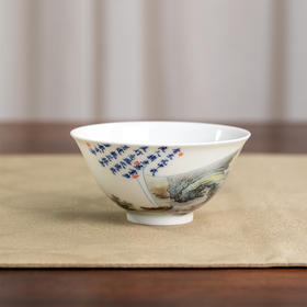 一儒堂书卷山水桃花源记杯