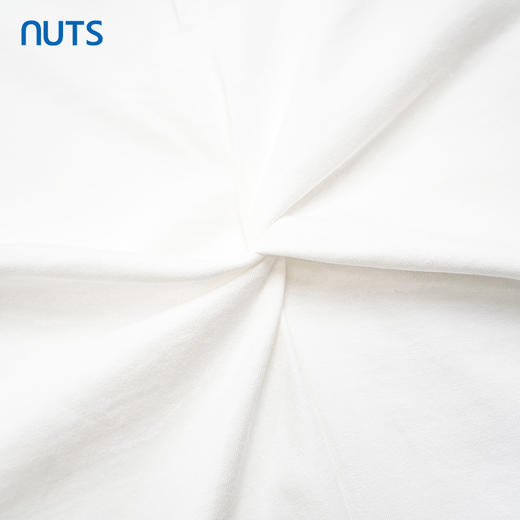 NUTS商场同款夏季白色简约百搭宽松显瘦短袖T恤423021079 商品图4