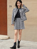 黑白格纹小香风外套，解锁精致氛围感穿搭密码 商品缩略图1