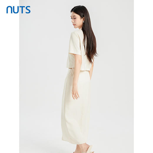 NUTS商场同款夏季纯色时尚通勤显瘦套装424141119 商品图4