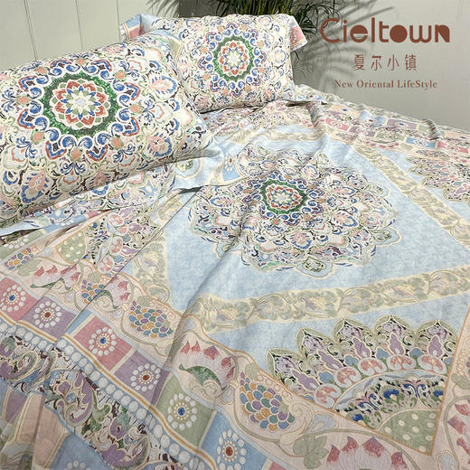 【爆款】Cieltown/夏尔小镇【亚麻】系列 华彩亚麻三件套 商品图0