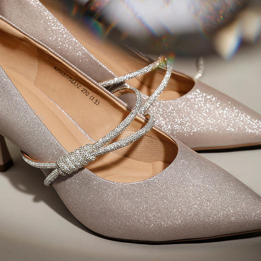 【管乐同款|静音系列】千百度玛丽珍细高跟鞋女单鞋A25457754 商品图1