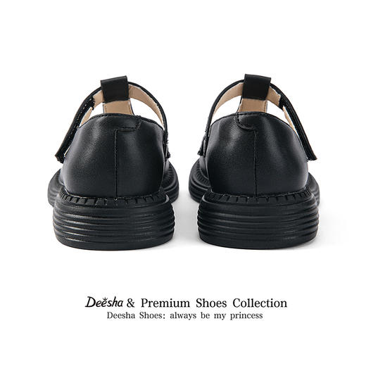 笛莎Deesha 女童童鞋2025秋新款浅口低帮皮鞋 商品图4