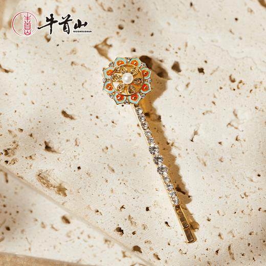 牛首山福藻到项链手链敦煌风银镀金花丝冷珐琅工艺节日纪念礼物 商品图1