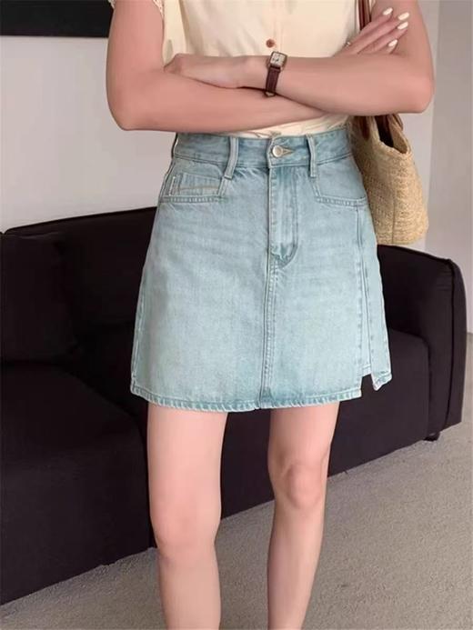 版型wu敌【新品推荐】英国·高士线防走光牛仔短裙-喜出 商品图1