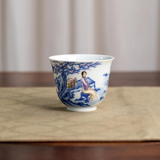 一儒堂青花林徽因单杯 商品图0