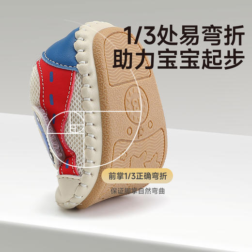 B.Duck小黄鸭童鞋春秋步前鞋12-18 B3686936 商品图5