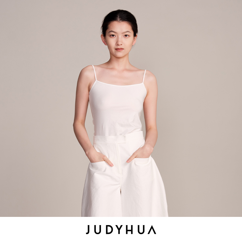 JUDYHUA J For Judy MINI红唇吊带背心